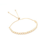 Bracelet White Zirconia - Gold 18K