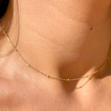 Gold Plated Necklace - 43cm